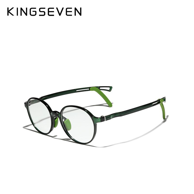 2 Pack KINGSEVEN DESIGN Children Glasses Blue Light Blocking Kids Glasses Boy Girl Square Computer Transparent Eyeglasses Uv400 - KiwisLove