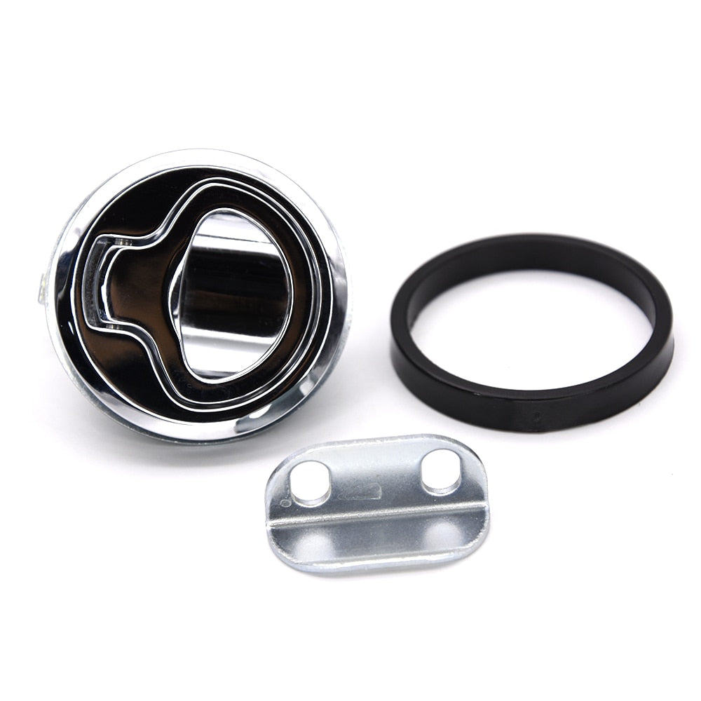 High Quality Marine Boat Stainless Steel Flush Pull Locker Hatch Latch Lift Handle Small Size For RV Yacht Camper Deck 2/4/10Pcs - KiwisLove