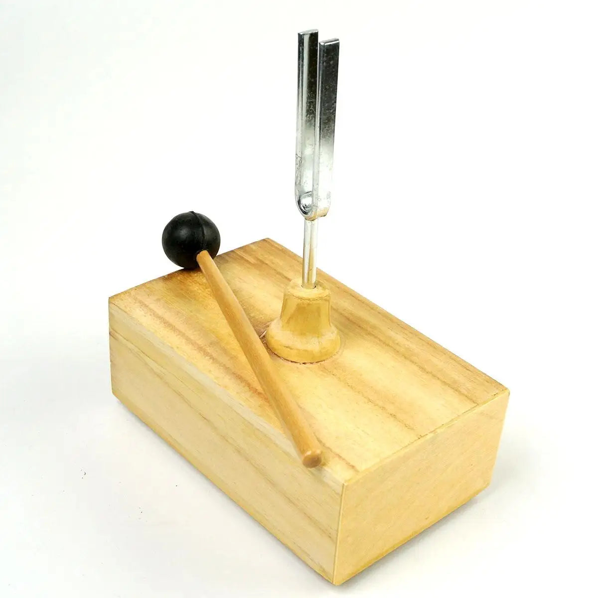 512 Hz Tuning Fork With Wooden Resonant Box And Beater For Music Learning - KiwisLove