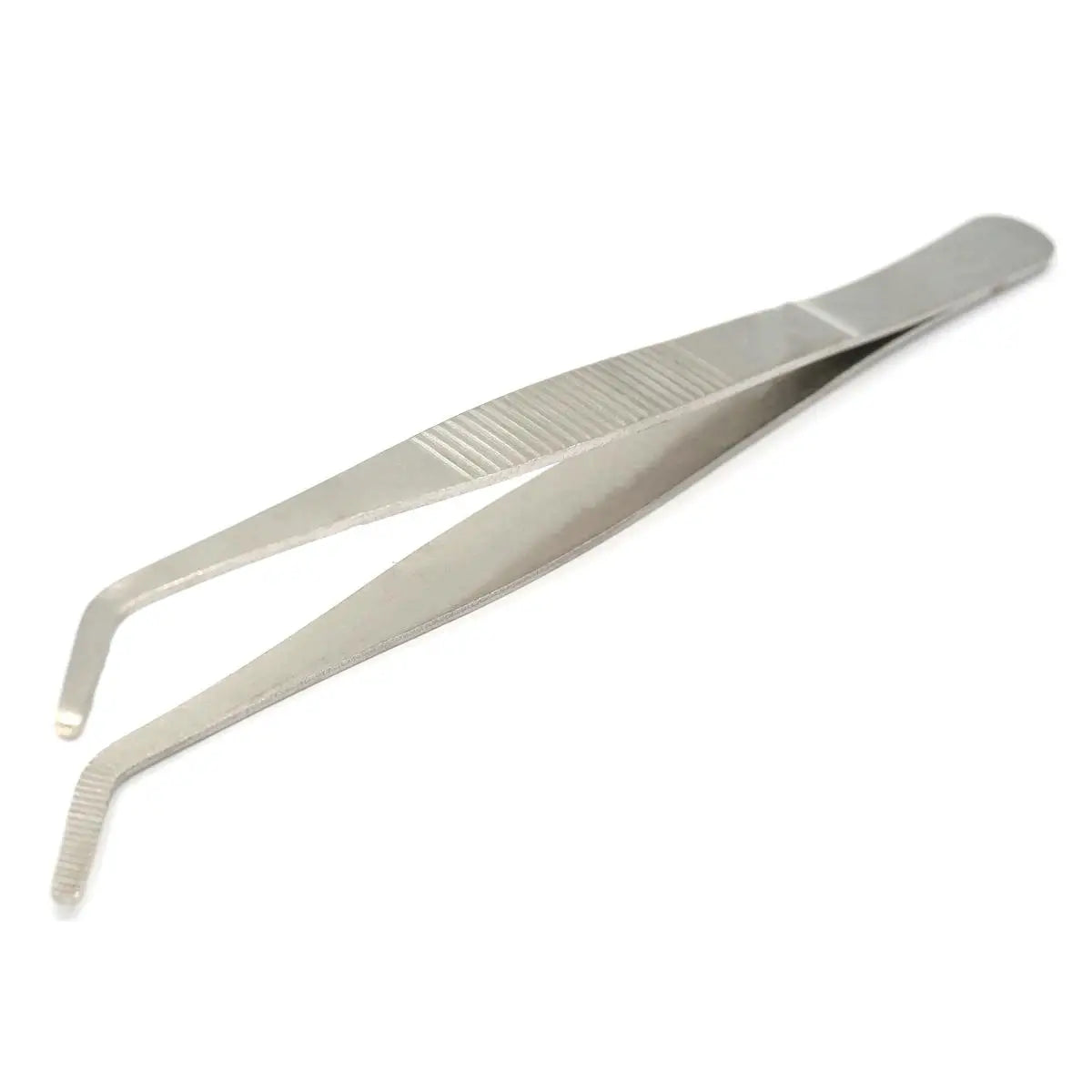 16cm Stainless Steel Tweezer Curved Round Tip Chemistry Medical Tool  Lab Use - KiwisLove