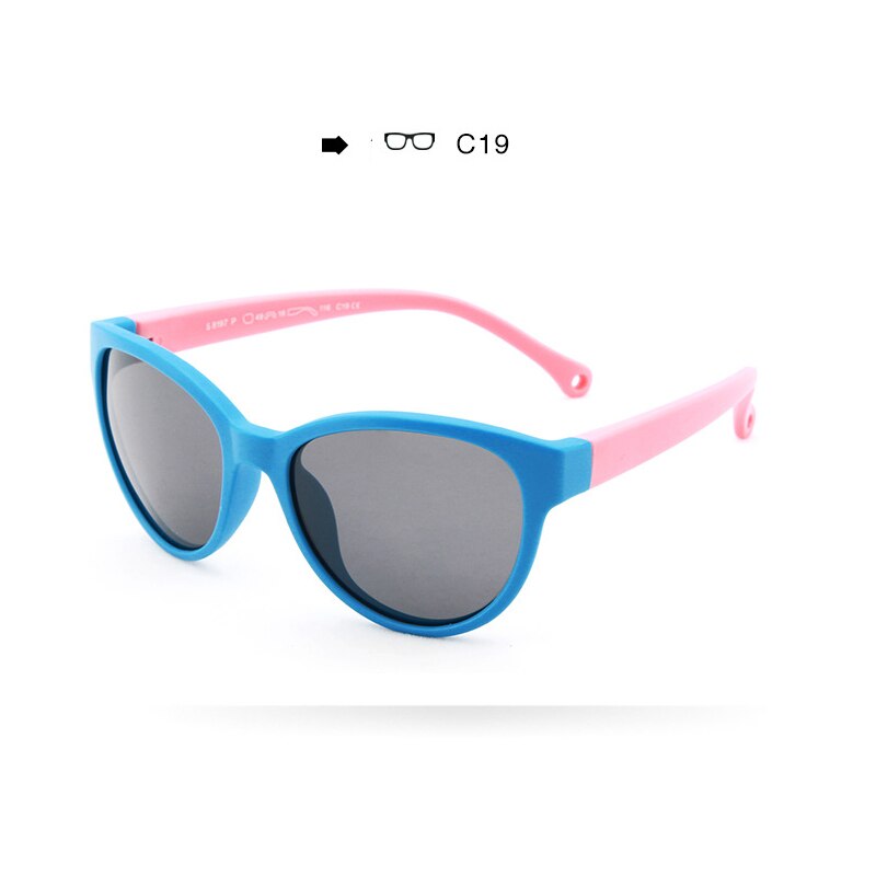 Children Kids Sunglasses Fashion Vintage Boys Girls Baby Sun Glasses UV400 Eyewear Cool Classic Sport Square Polarized Lens 8197 - KiwisLove