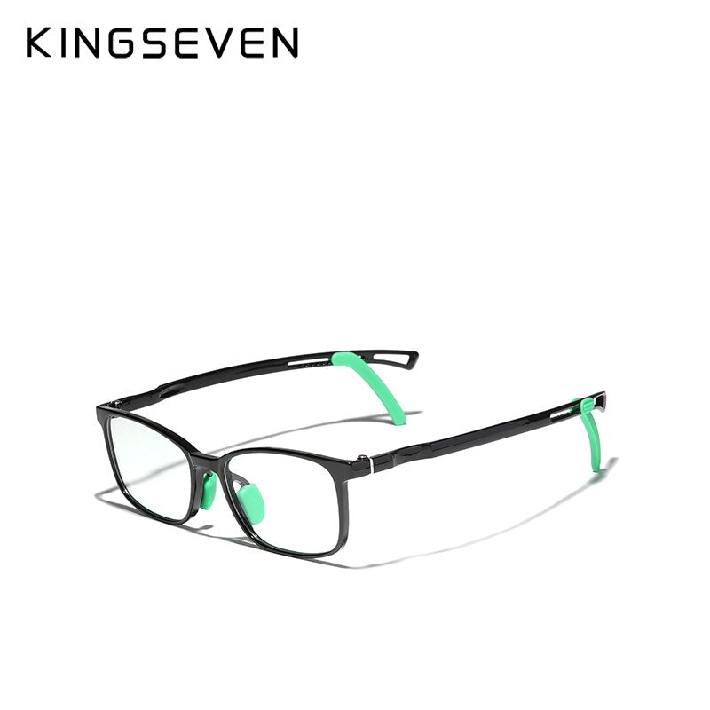 KINGSEVEN Children's Anti Blue Ray Light Blocking Glasses UV400 Optics Glasses Frame For Computer Radiation Protection Lens - KiwisLove