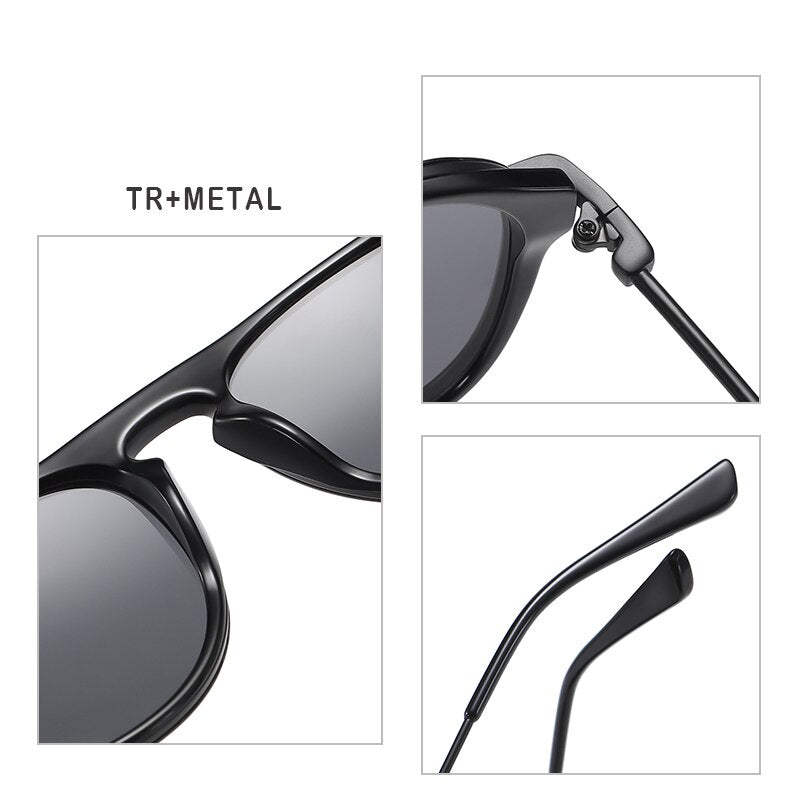 Men Sunglasses Women Outdoor Vintage Classic Fashion Unisex Polarized Glasses UV400 Lens Retro Eyewear Accessories For Male 3365 - KiwisLove