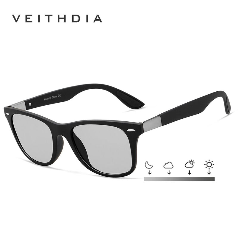 VEITHDIA Sunglasses Unisex TR90 Men Photochromic Gradient Male Polarized UV400 Lens Sports Driving Sun Glasses For Women 7029 - KiwisLove