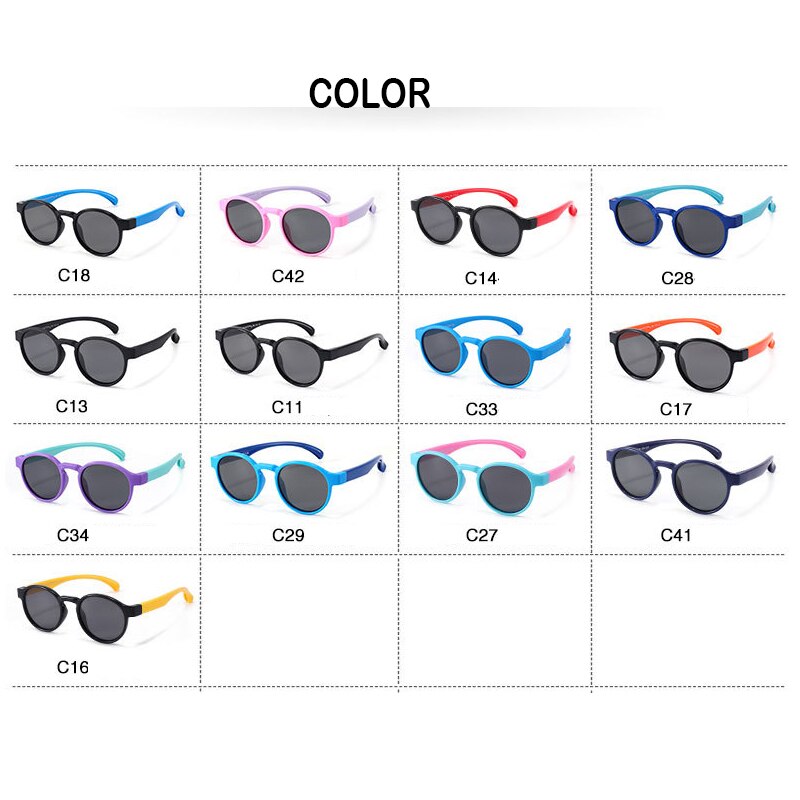 Kids Sunglasses Fashion Vintage Boys Girls Baby Children Sun Glasses UV400 Eyewear Cool Classic Sport Square Polarized Lens 8152 - KiwisLove