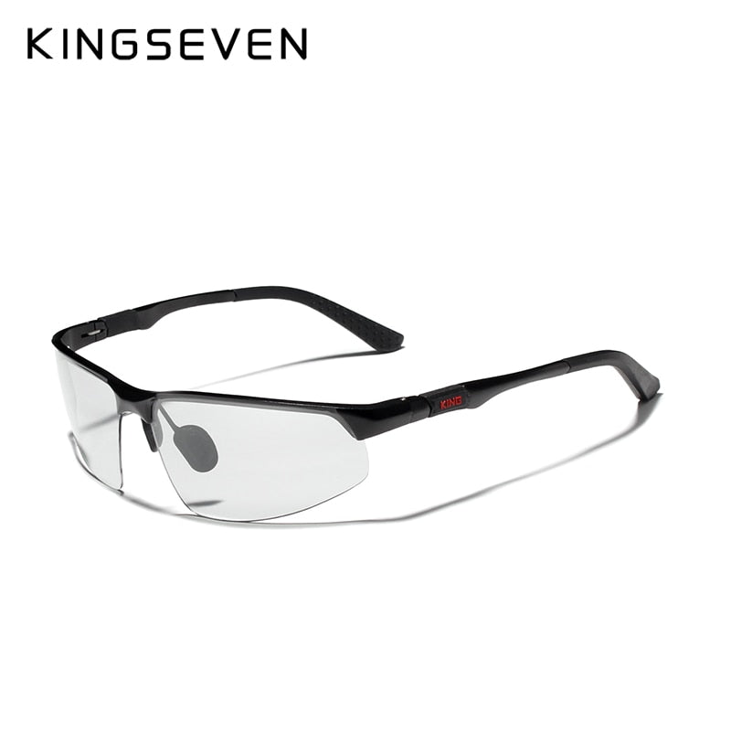 KINGSEVEN 2020 Aluminum Photochromic Sunglasses Men Polarized Vintage Black Driving Sun Glasses For men Oculos De Sol Masculino - KiwisLove