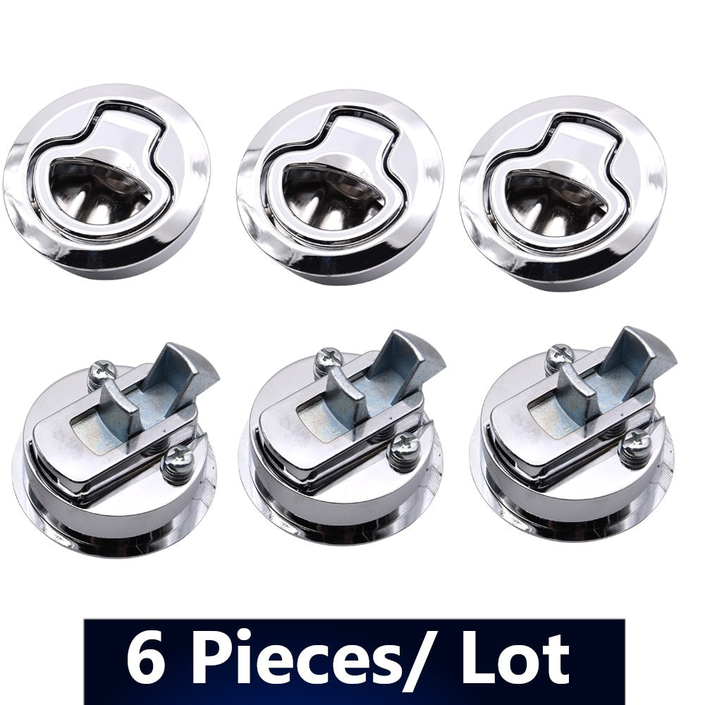 Boat Deck Hatches Flush Boat Latchs For Marine Boat Yatch Ship RV Round Deck Locker Flush Mount Latch Marine Hardware Accessory - KiwisLove