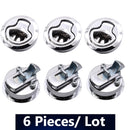 Boat Deck Hatches Flush Boat Latchs For Marine Boat Yatch Ship RV Round Deck Locker Flush Mount Latch Marine Hardware Accessory - KiwisLove