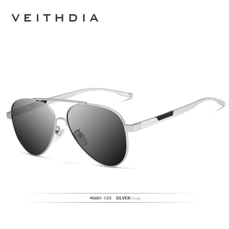 VEITHDIA Men Sunglasses Aluminum Photochromic Polarized UV400 Lens Vintage Eyewear Accessories Male Female Sun Glasses V6699 - KiwisLove