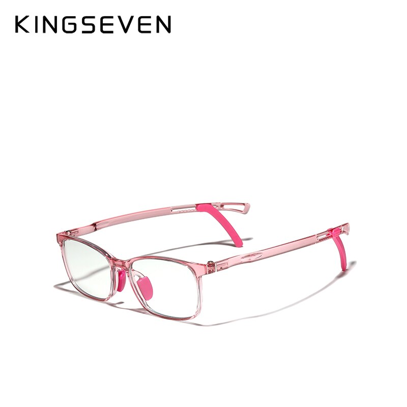 KINGSEVEN Children's Anti Blue Ray Light Blocking Glasses UV400 Optics Glasses Frame For Computer Radiation Protection Lens - KiwisLove