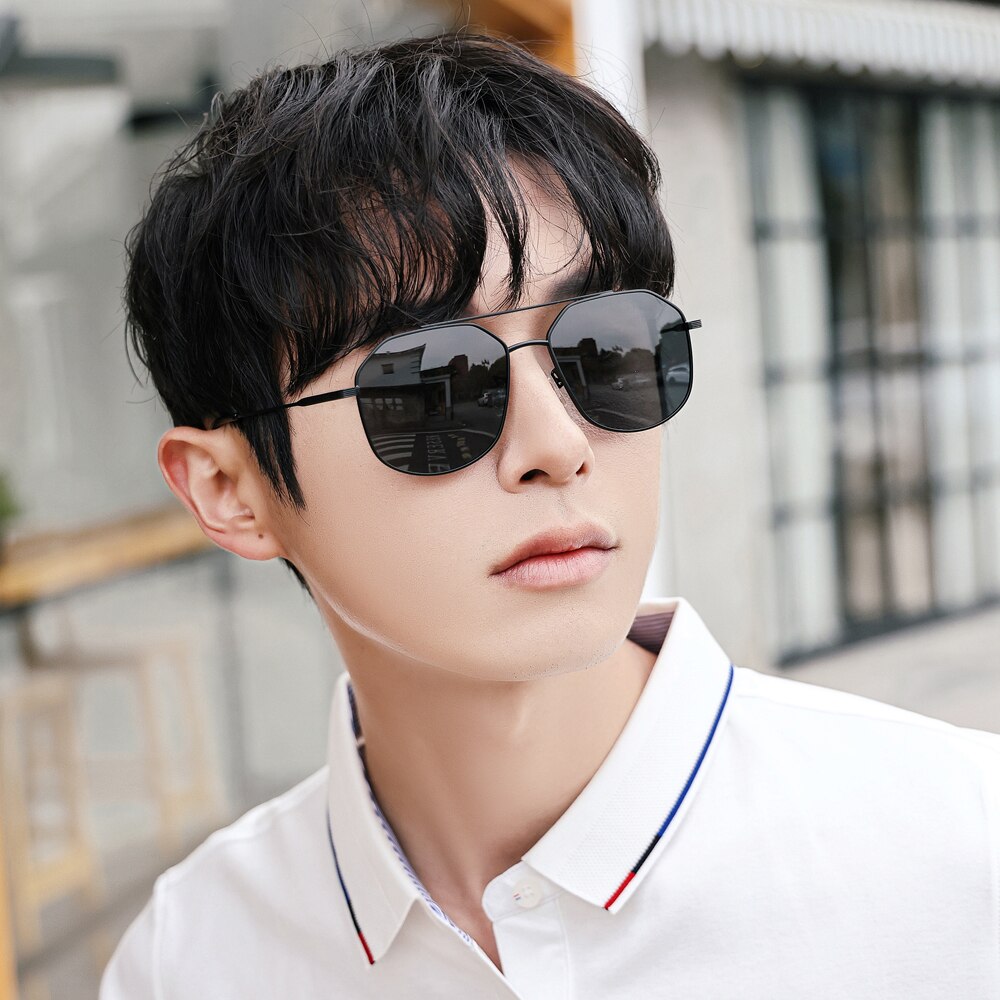 Sunglasses Men Outdoor Polarized Lens UV400 Luxury Crystal Vintage Fashion Driving Sun Glasses Eyewear For Women Female N58095 - KiwisLove