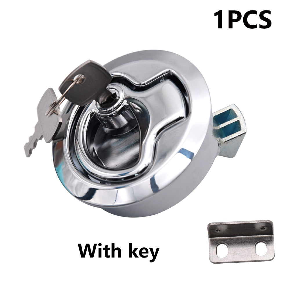 RV Car Flush Pull Slam Latch Hatchs Marine Boat Stainless Steel Deck Hatches Locking Locker Lift Slam Latch for RV Yacht Boat - KiwisLove