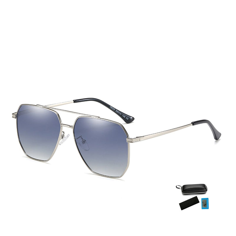 Polarized Sunglasses Mens/Women Driving Gradient Lens Sun Glasses Metal Frame Goggles UV400 Anti-Glare Eyewear For Male N19335 - KiwisLove