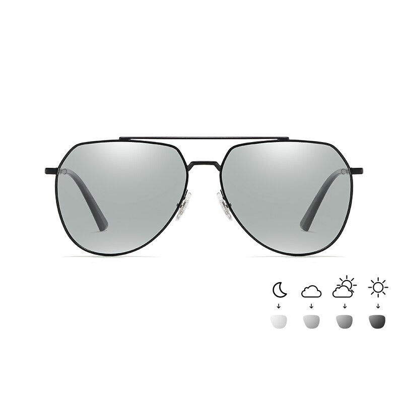Sunglasses Men Sports Outdoor Unisex Alloy  Women Photochromic Mirror Polarized Driving Sun Glasses Eyewear For Male/Female7702 - KiwisLove