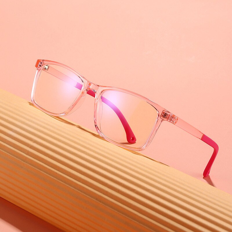 Brand Kids Glasses Anti Blue Light Blocking Boys Girls Square Ultralight Eyeglasses TR90 Optical Frames UV400 Eyewear 8500 - KiwisLove