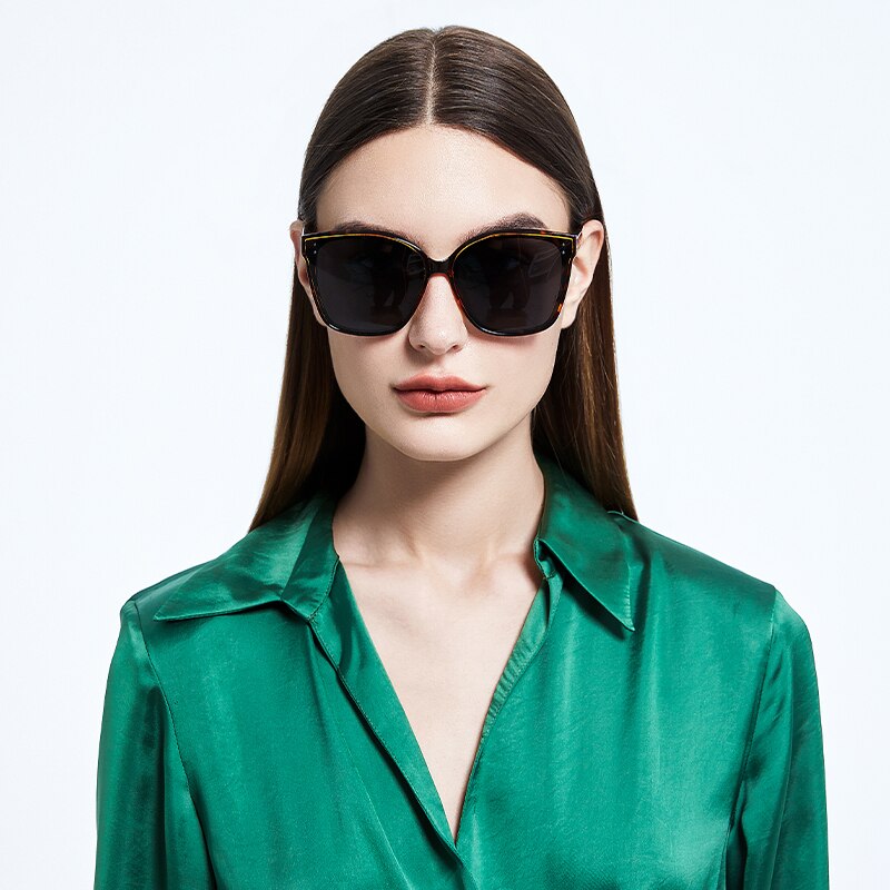 Sunglasses Women TR90 Vintage Polarized UV400 Lens Sun Glasses Luxury Crystal Ladies Outdoor Fashion Eyewear For Female S326 - KiwisLove