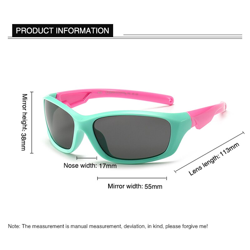 Children's Polarized Sunglasses Riding Kid Sun Glasses Boys Girls Glasses Cool Outdoor Sports  Cycling Eyeglasses UV400 S8199 - KiwisLove
