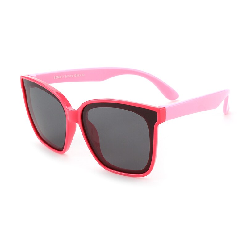 Children Kids Sunglasses Fashion Vintage Boys Girls Baby Sun Glasses UV400 Eyewear Cool Classic Square Polarized Lens S8282 - KiwisLove