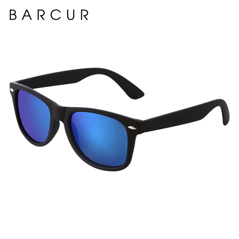 BARCUR Retro Glasses Men Sunglasses Vintage Fashion Classic Brand Glasses Women Sunglasses Unisex UV400 Oculos de sol - KiwisLove
