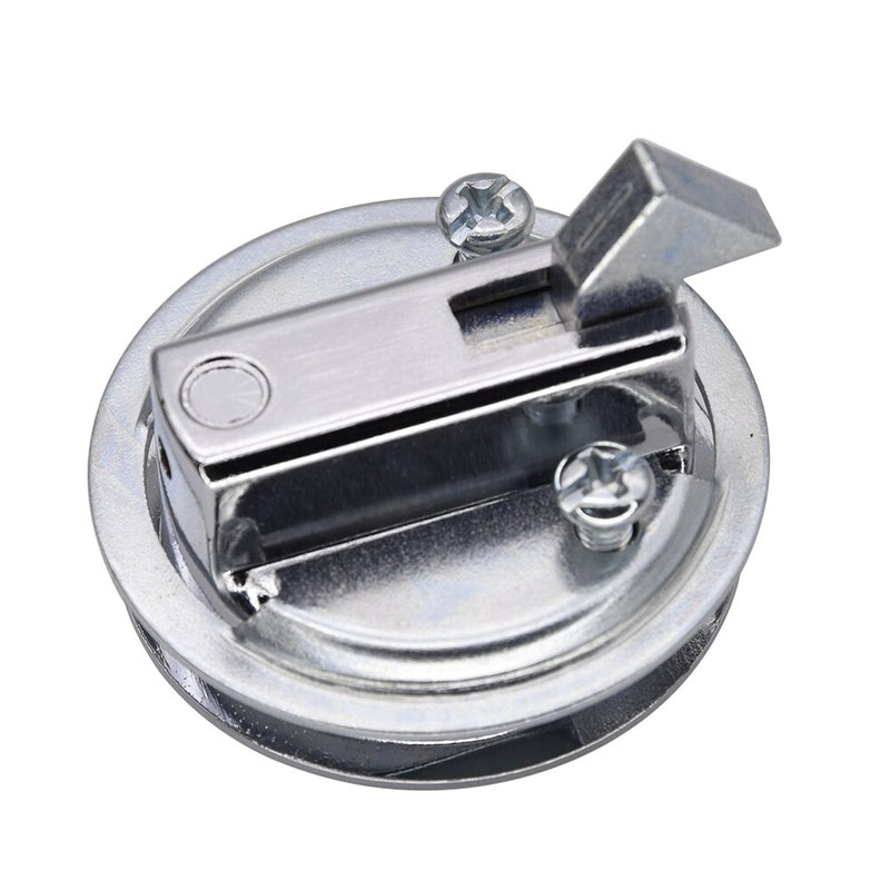 1Pcs Silver Stainless Steel Flush Pull Slam Latch Mount Hatches Lift 45mm Fit For Yatch Marine RV boat accessories - KiwisLove