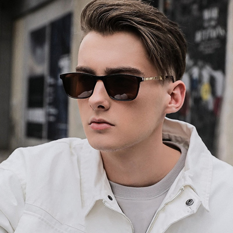 Men Sunglasses Women Brand Fashion Sun Glasses Alloy Polarized UV400 Lens Outdoor Driving Vintage Night Vision Eyewear V6904 - KiwisLove