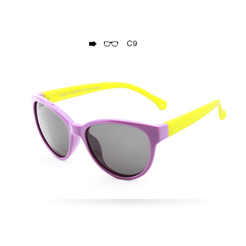 Children Kids Sunglasses Fashion Vintage Boys Girls Baby Sun Glasses UV400 Eyewear Cool Classic Sport Square Polarized Lens 8197 - KiwisLove