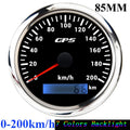 New GPS Speedometer 7 Color Backlight Motorcycle Car Boat Speed Meter 60 km/h 30 knots 120MPH Speedometers With GPS Sensor - KiwisLove