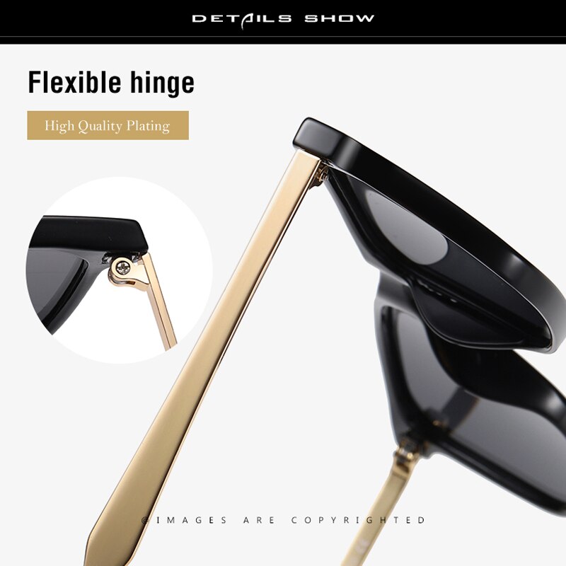 Men Sunglasses Women Brand Fashion Sun Glasses Alloy Polarized UV400 Lens Outdoor Driving Vintage Night Vision Eyewear V6904 - KiwisLove