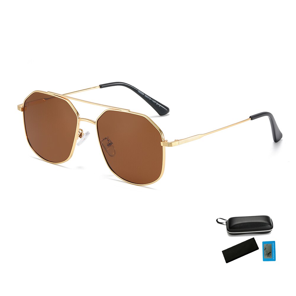 Sunglasses Men Outdoor Polarized Lens UV400 Luxury Crystal Vintage Fashion Driving Sun Glasses Eyewear For Women Female N58095 - KiwisLove