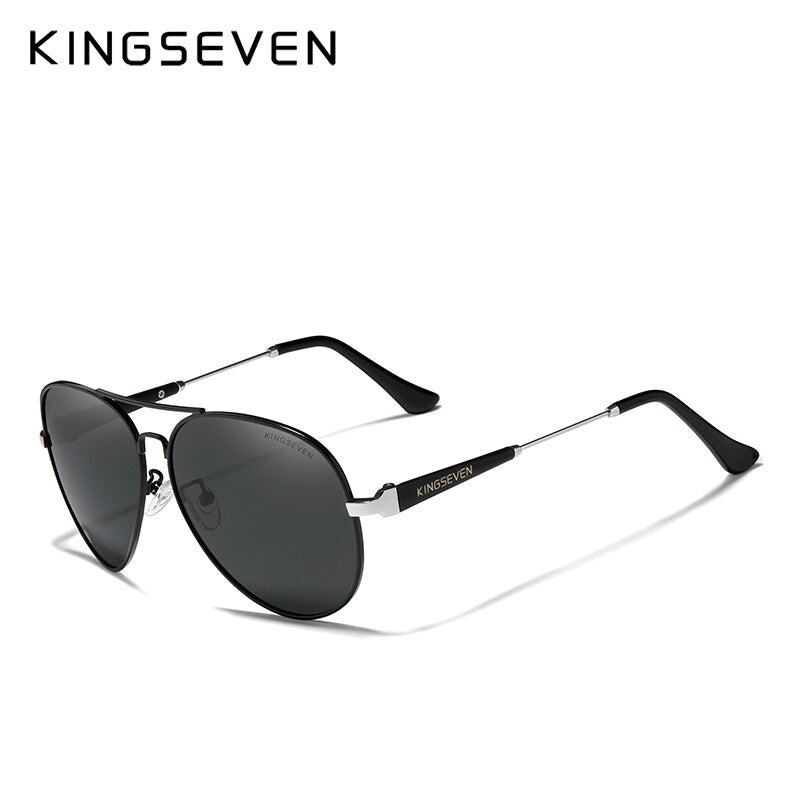 KINGSEVEN Men‘s Driving Glasses Aluminum 2020 Sunglasses Men Polarized Pilot Frame Anti-Glare Mirror Lens Fishing Women Eyewear - KiwisLove