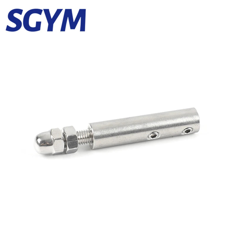 12pcs handscrew Clamp Wire Rope 5mm Threaded Stud Tension End Fitting with Hexagon Grub Screw Bolts buckle for Stair Deck Post