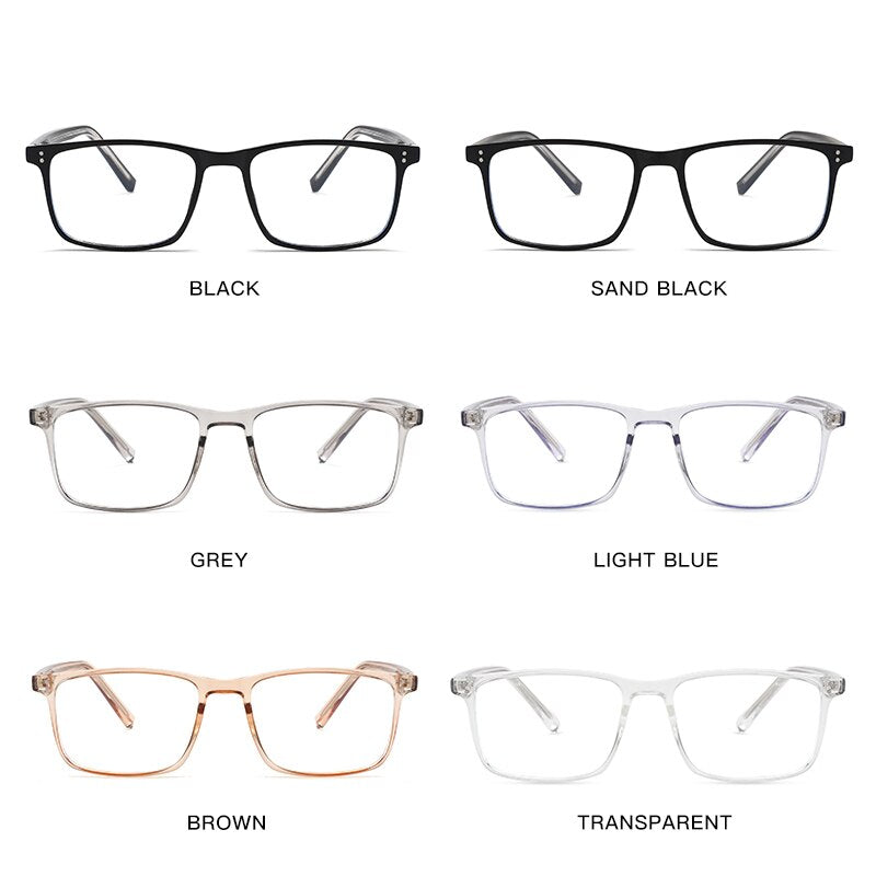 Glasses Unisex Anti Blue Light Lens Casual Fashion Vintage Computer Goggles Optical Male Eyeglasses Frame For Men Women 211210 - KiwisLove