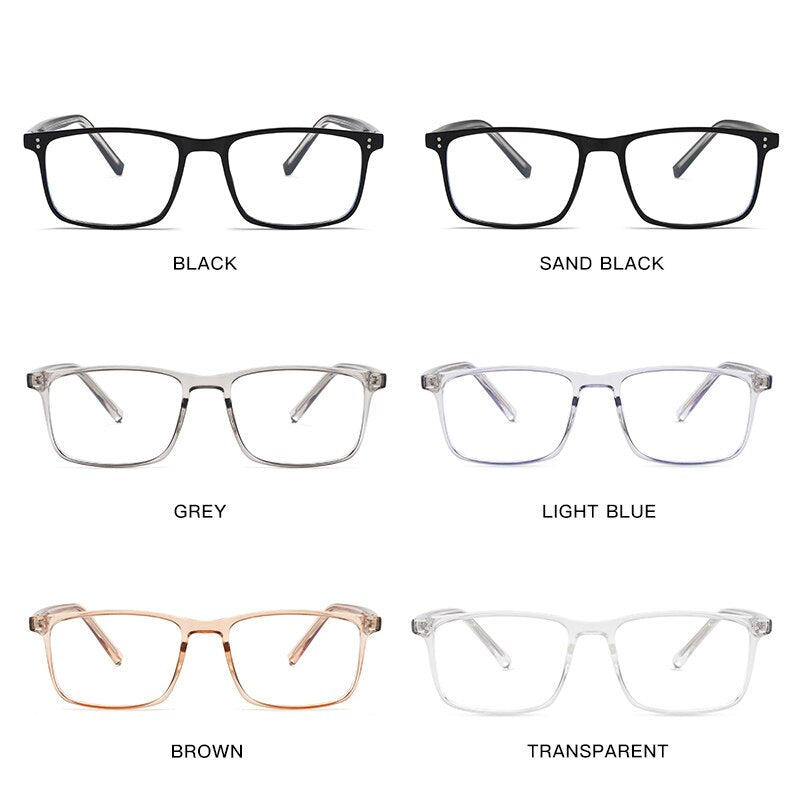 Glasses Unisex Anti Blue Light Lens Casual Fashion Vintage Computer Goggles Optical Male Eyeglasses Frame For Men Women 211210 - KiwisLove