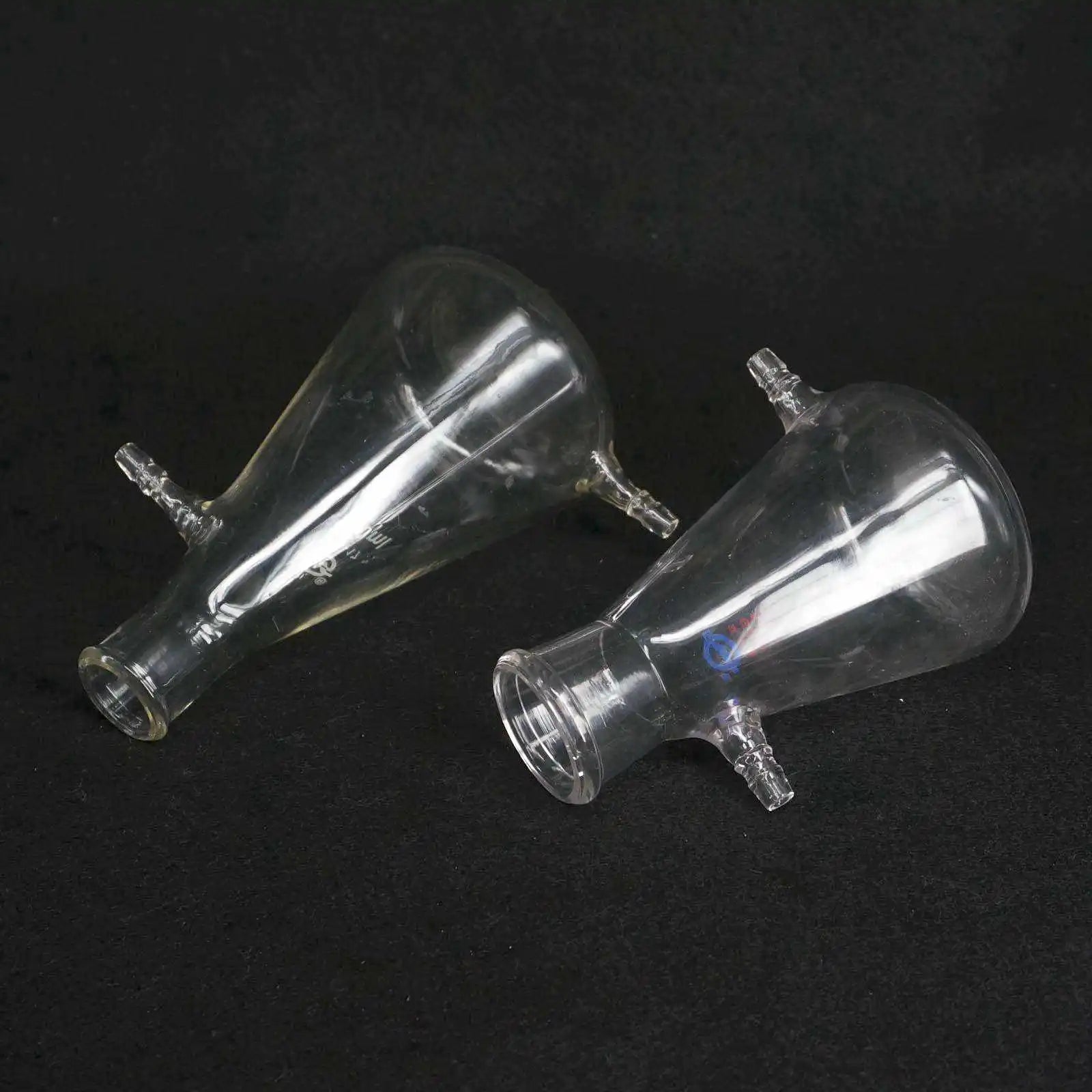 125ml 250ml 500ml 1000ml Borosilicate Glass Filtering Flask Lab Bottle With Double 10mm Hose Vacuum Adapter - KiwisLove