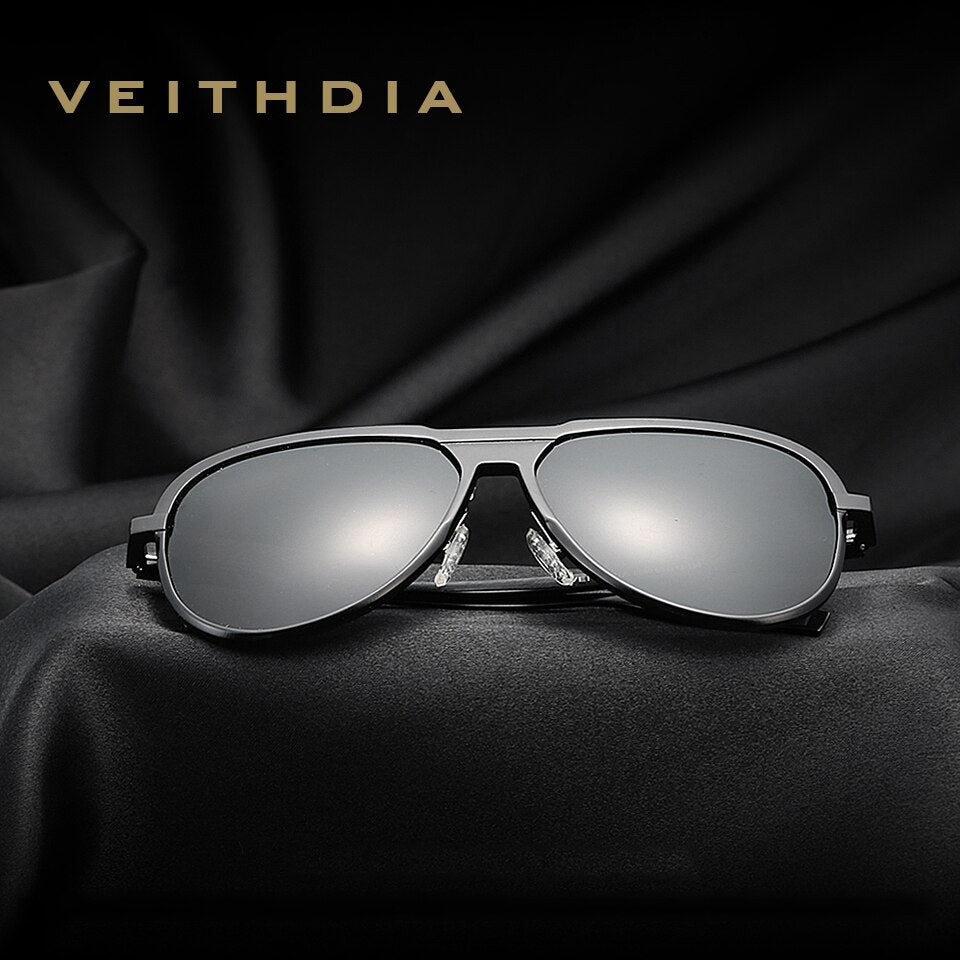 VEITHDIA Brand Sunglasses Men Aluminum Magnesium Polarized UV400 Lens Women Fashion Eyewear Accessories Male Sun Glasses V6880 - KiwisLove