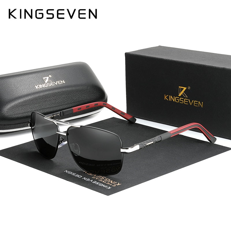 KINGSEVEN 2020 Aluminum Brand Pilot Polarized Sunglasses Men Women Fashion Frame Male Sun Glasses For Driving Oculos de sol - KiwisLove