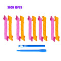 Hair Rollers (30/45/55/65cm) Snail Shape Not Waveform Spiral Round Curls Hair Curler Soft Hair Curler Magic Hair Rollers DIY - KiwisLove