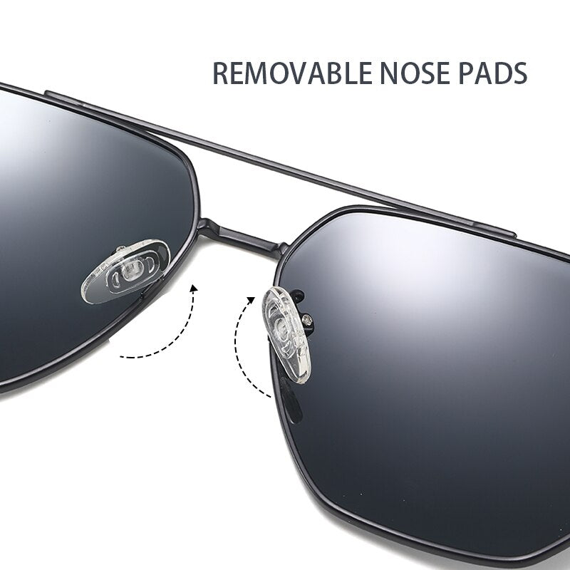 Polarized Sunglasses Mens/Women Driving Gradient Lens Sun Glasses Metal Frame Goggles UV400 Anti-Glare Eyewear For Male N19335 - KiwisLove