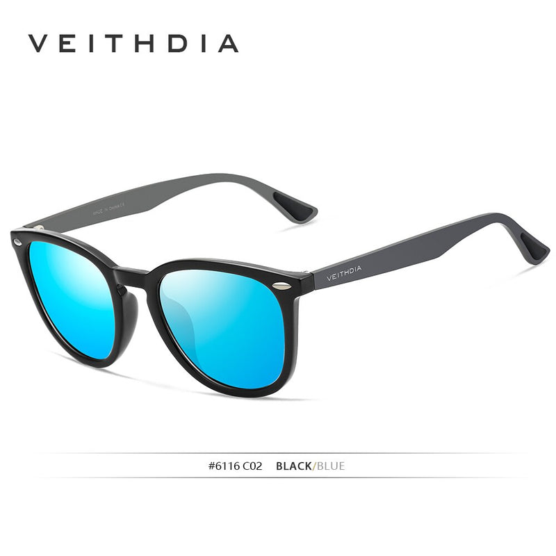 VEITHDIA Brand Unisex Aluminum+TR90 Men's Photochromic Mirror Sun Glasses Eyewear Vintage Outdoor Sunglasses For Women 6116 - KiwisLove
