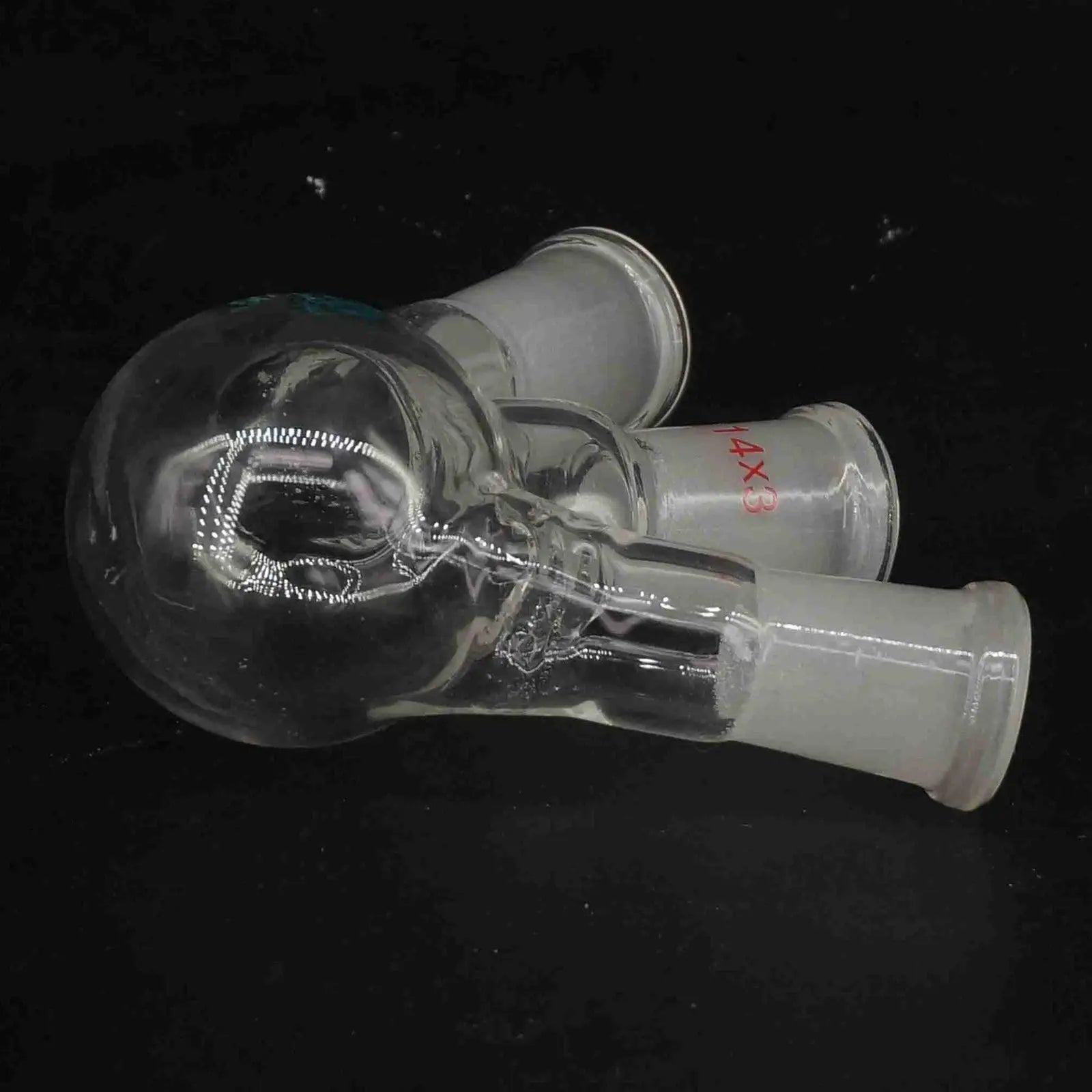 25ml 14/23 Central Branch Joint GG17 Glass 3 Necks Flask Round Bottom Laboratory - KiwisLove