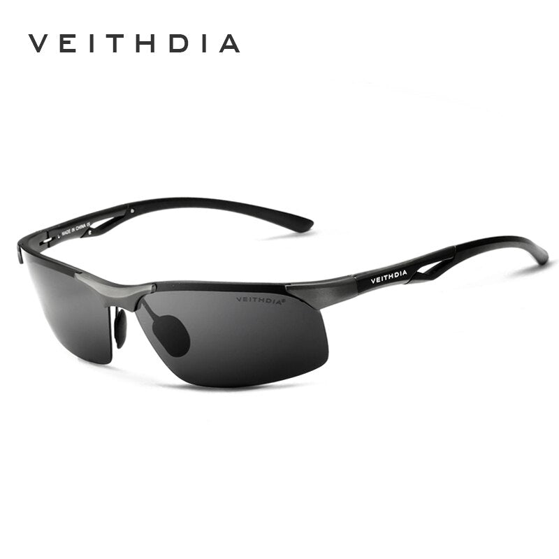 VEITHDIA Sunglasses Aluminum Magnesium Rimless Sports Outdoor Driving Men Polarized UV400 Sun Glasses Eyewear For Male 6591 - KiwisLove