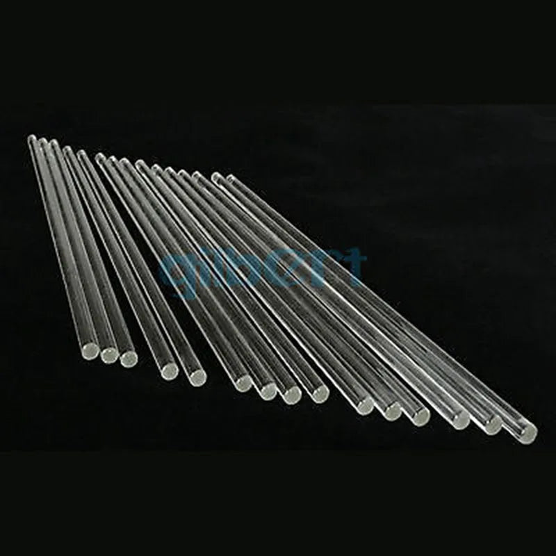 LOT10 Lab Glass Stirring Rods 7mm Diameter 300/350mm Length Borosilicate High Resistant Stirrer for Chemistry Laboratory - KiwisLove