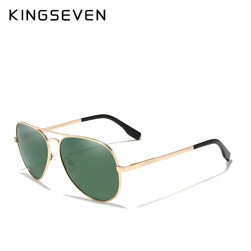 KINGSEVEN Brand Men Aluminum Sunglasses 2022 New Polarized UV400 Mirror Male Sun Glasses Women For Men Oculos de sol 7735 - KiwisLove