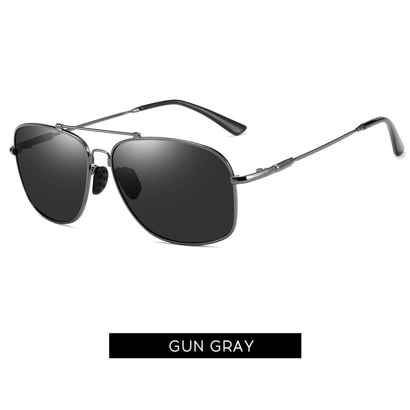 Sunglasses Men Unisex Vintage Metal Drive Polarized UV400 Lens Women Sun Glasses Male Gradient Eyewear Accessories Fashion 1906 - KiwisLove
