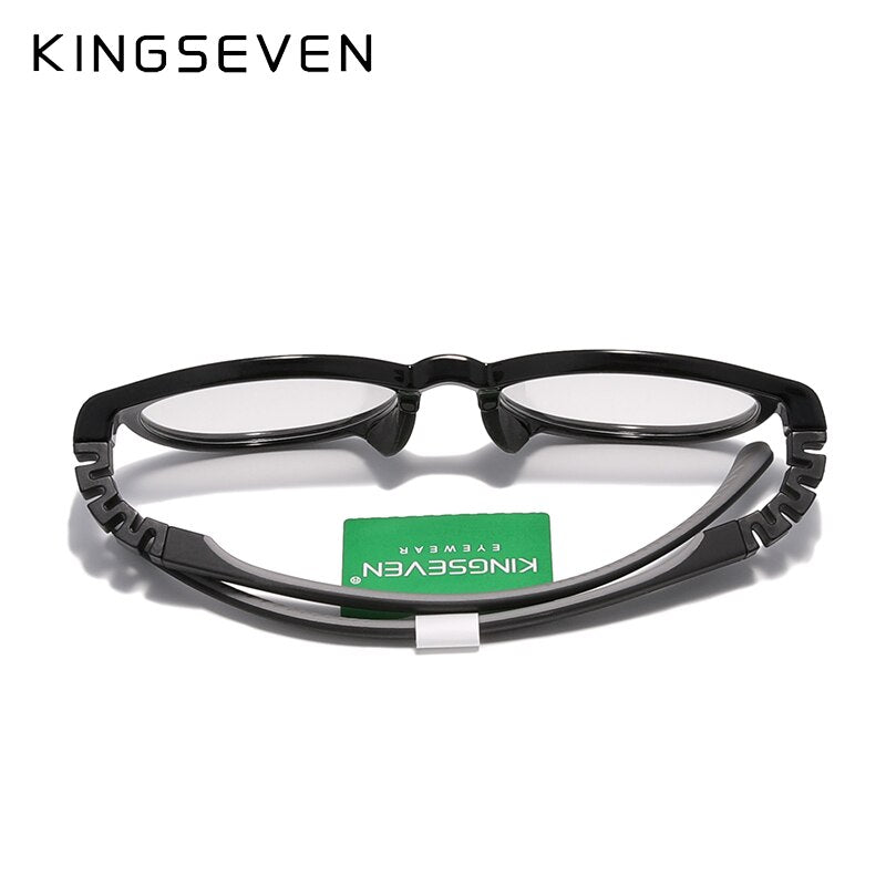 KINGSEVEN Children S Size 43mm Anti-blue Square Blue Light Blocking Glasses Kids TR90 Flexible Computer Gaming Clear Eyewear - KiwisLove