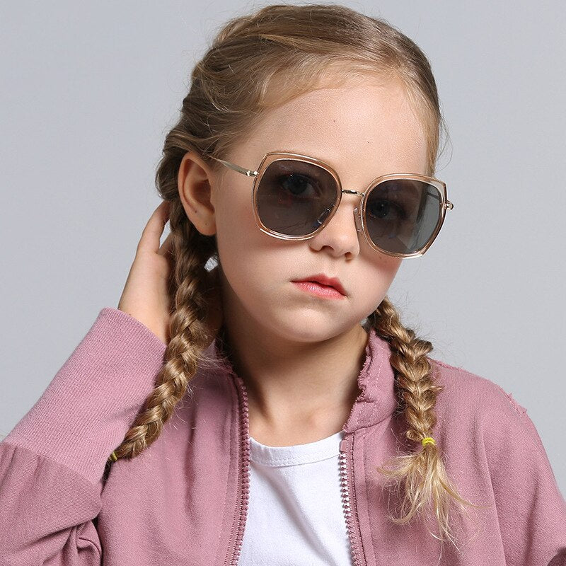 Children Sunglasses Polarized Kids Boys Girls Fashion Alloy Vintage Unisex Riding Sun Glasses Cool Outdoor Eyewear UV400 3061 - KiwisLove