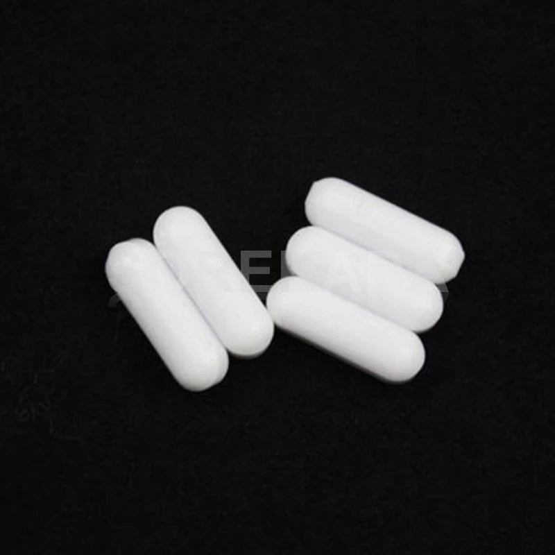 5 to 70mm PTFE Coated Magnetic Stirrer Mixer Stir Bar White Laboratory C Type Stirrer - KiwisLove
