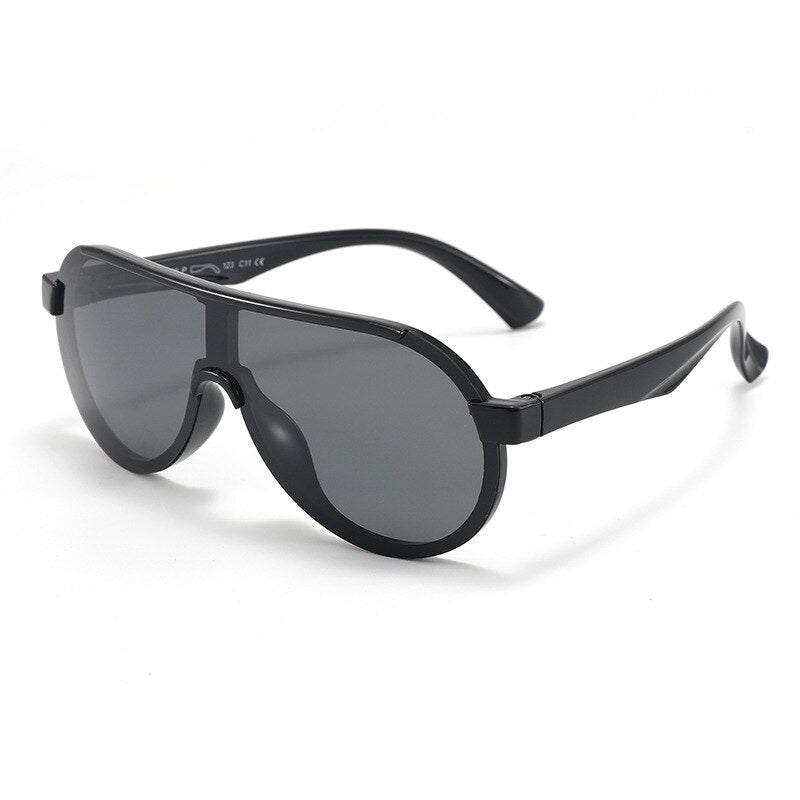 Sunglasses Kids Fashion Vintage Polarized UV400 Lens Protection Classic Eyeglasses For Children Babies Boys Girls Glasses S8290 - KiwisLove