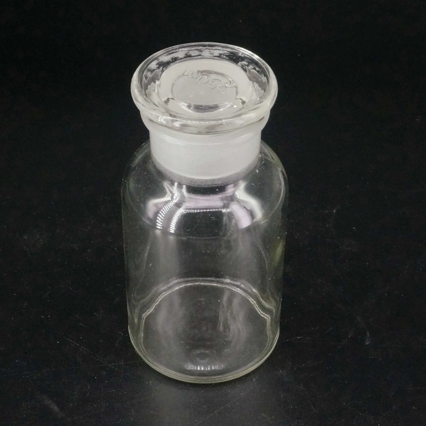 125ml Clear Glass Jar Wide Mouthed Reagent Bottle Chemical Experiment Ware - KiwisLove