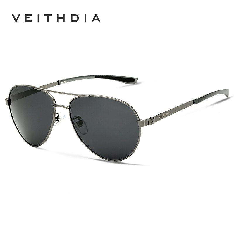 VEITHDIA Fashion Brand Designer Aluminum Magnesium Men's Sun Glasses Polarized Mirror lens Male Eyewear Sunglasses For Men 3801 - KiwisLove